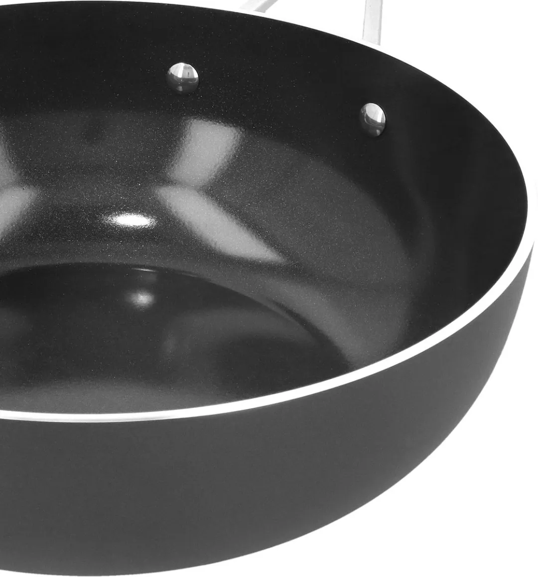 DEMEYERE Alu Industry 3 Wokpan 28cm - PTFE/PFAS-vrij - Zwart