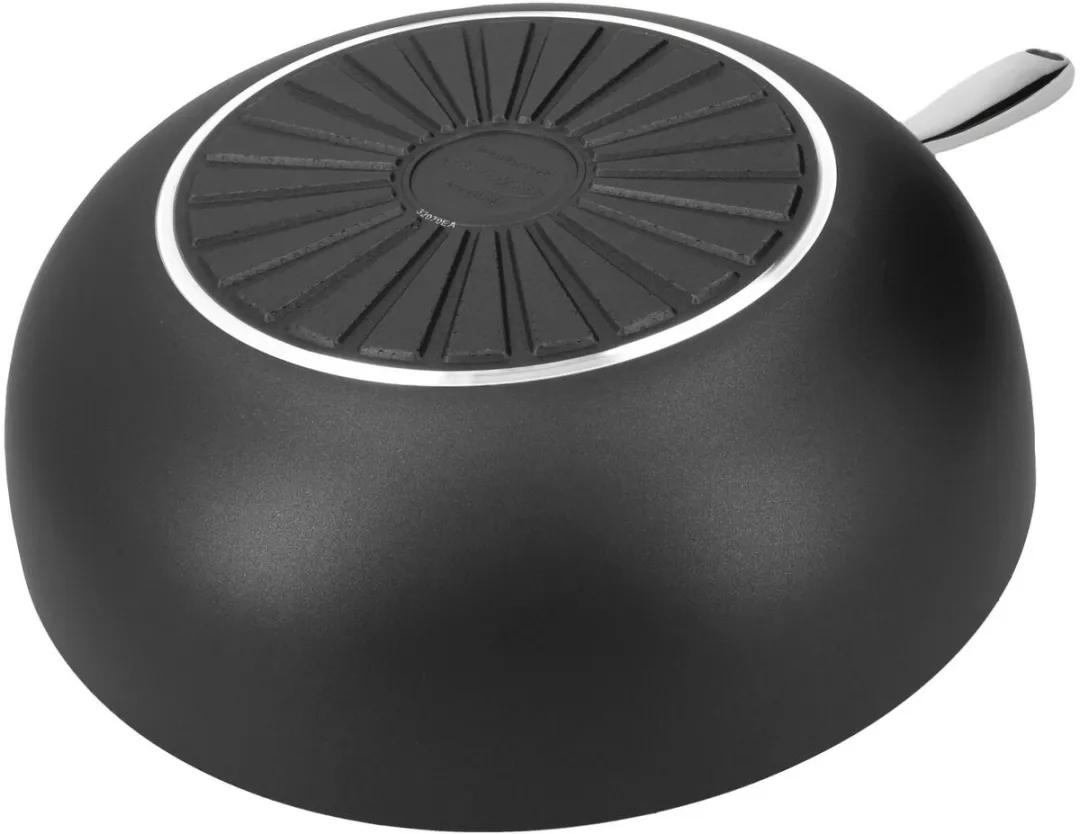 DEMEYERE Alu Industry 3 Wokpan 28cm - PTFE/PFAS-vrij - Zwart - afbeelding 6 van 6