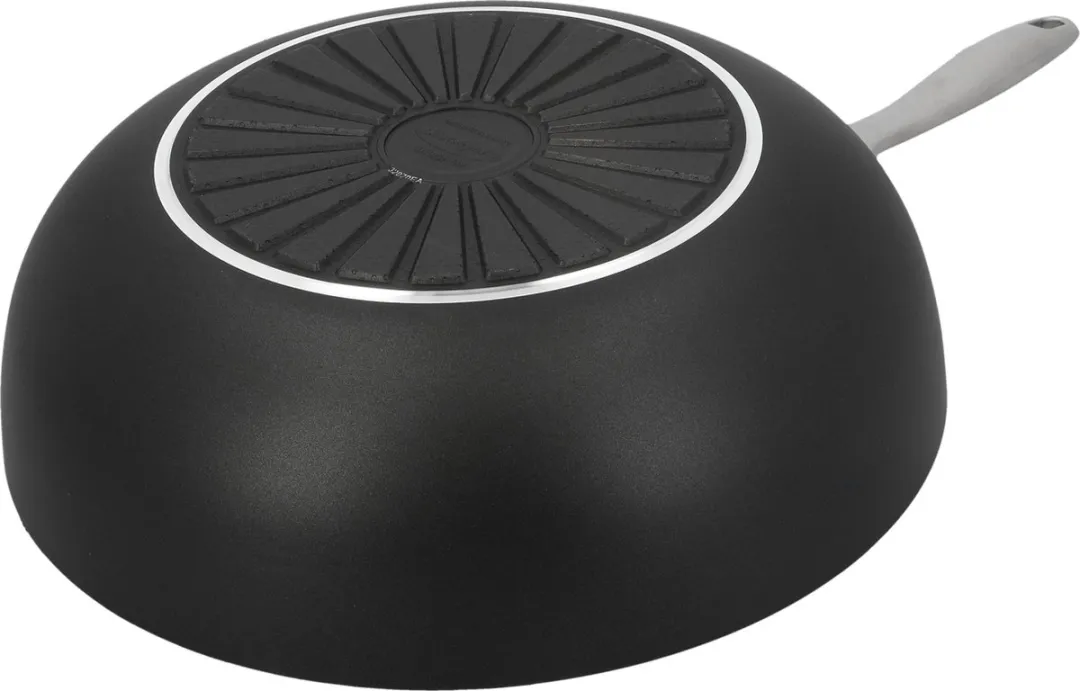 DEMEYERE Alu Industry 3 Wokpan 28cm - PTFE/PFAS-vrij - Zwart