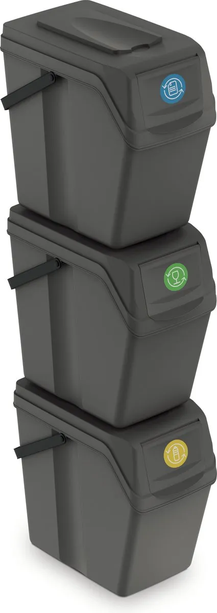 Prosperplast Sortibox Sorteeremmer 3x25L