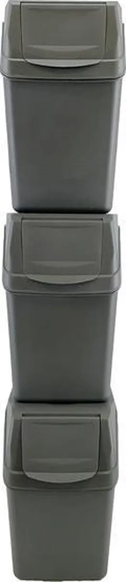 Prosperplast Sortibox Sorteeremmer 3x25L - Grijs