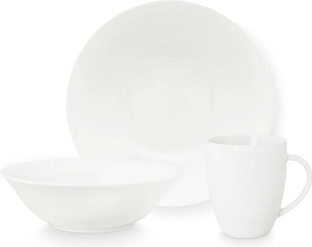 vtwonen Basic Ontbijtset 12-delig - Wit Porselein - afbeelding 6 van 6