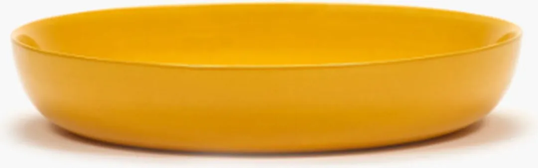 Serax Ottolenghi Feast Bord - Geel/Zwart Ø22cm - 2 Stuks - afbeelding 2 van 6