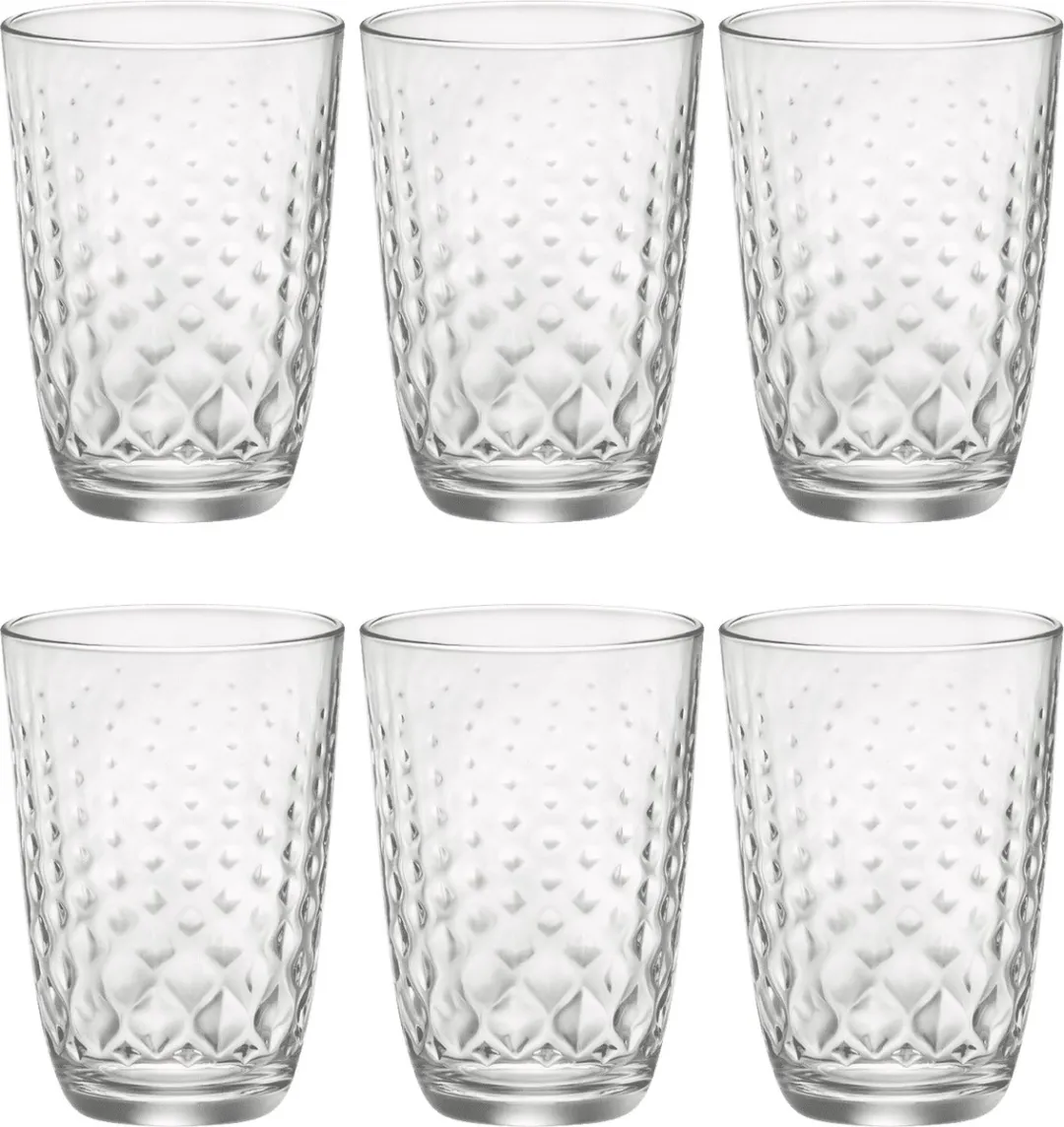 Bormioli Rocco Glit Longdrinkglazen 39cl - Set van 6
