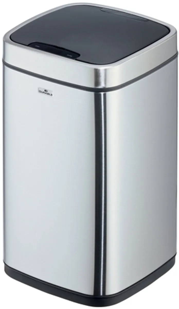 Durable No-Touch Afvalbak 12L RVS