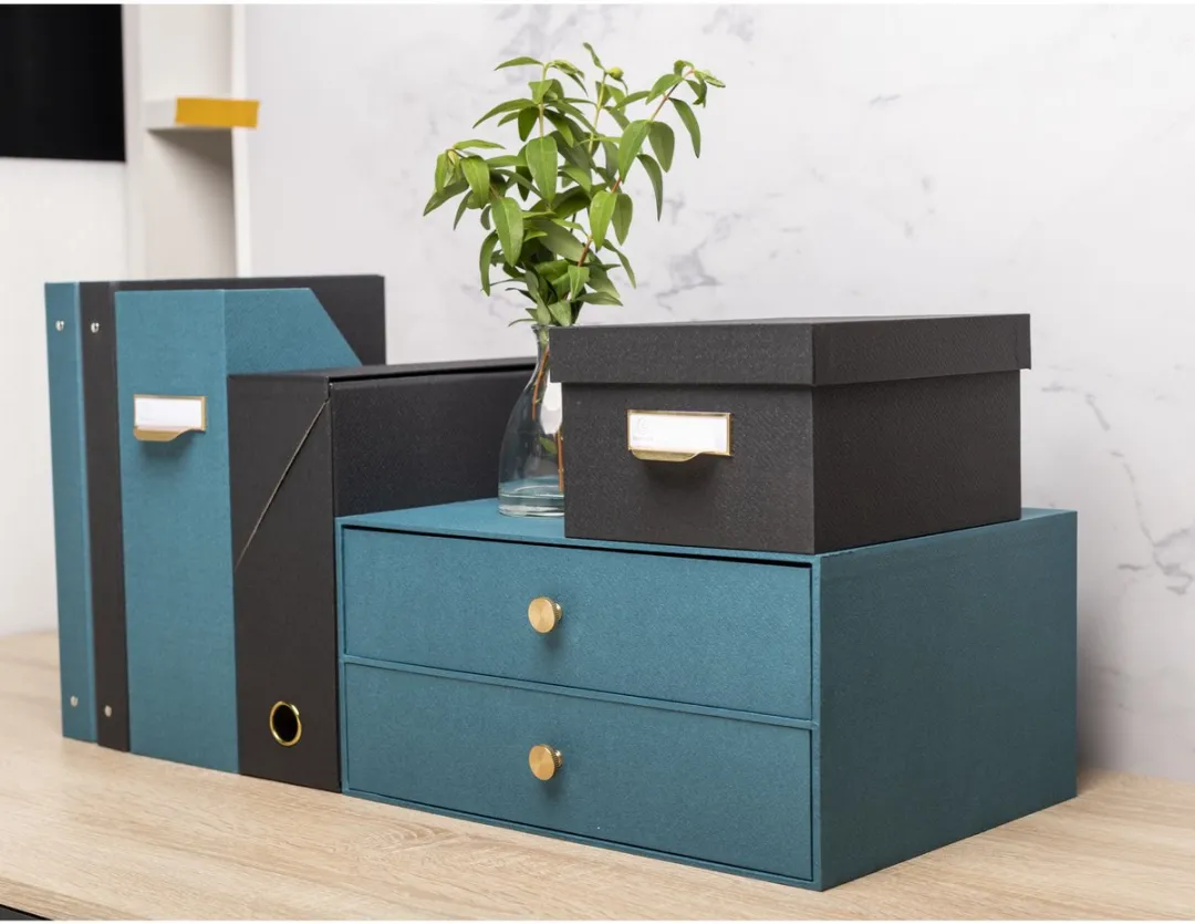 Exacompta Ladenkastje OfficeByMe 2 Lades - Eendenblauw