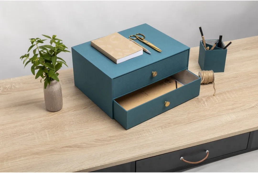 Exacompta Ladenkastje OfficeByMe 2 Lades - Eendenblauw