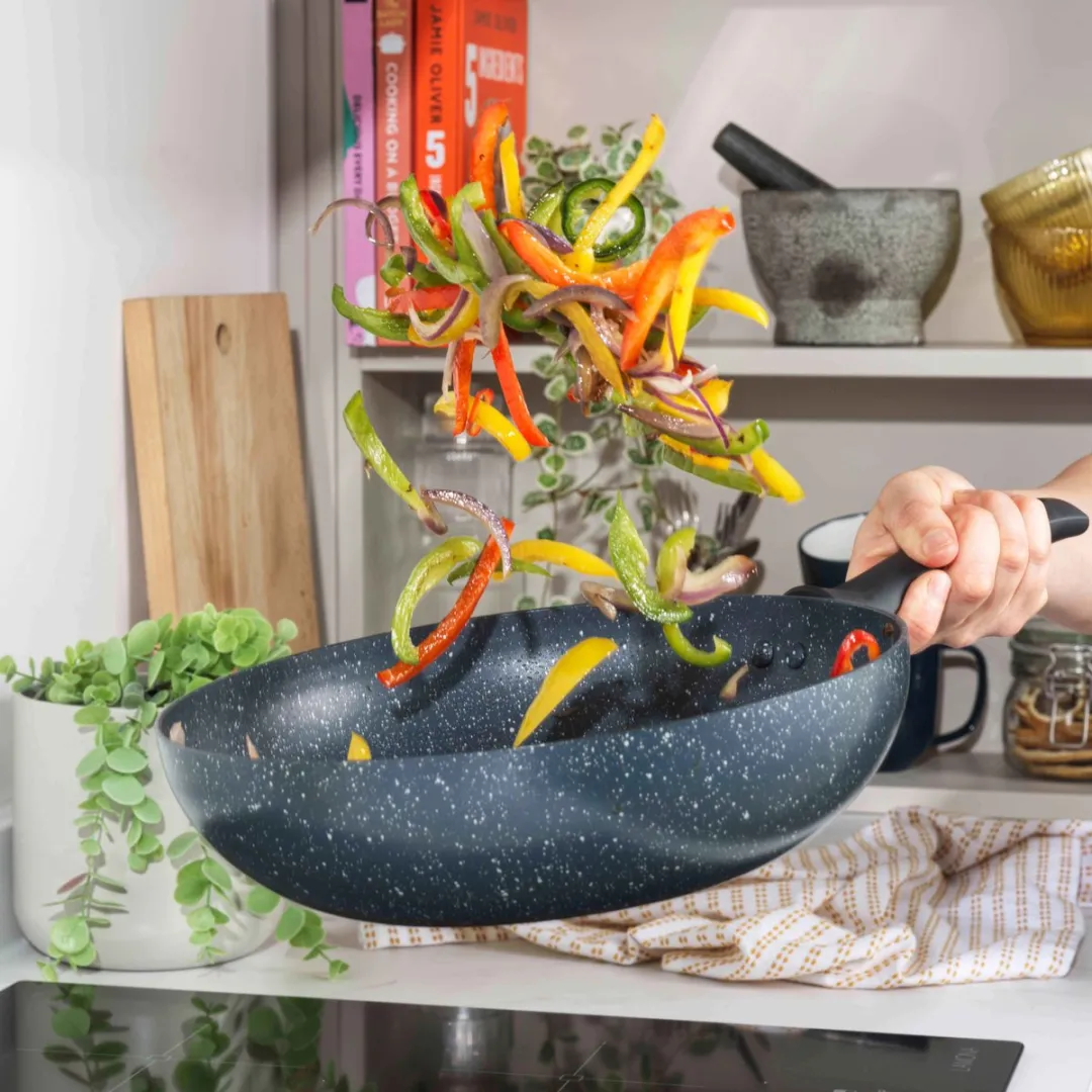 Russell Hobbs Nightfall Stone Roerbakpan 28cm - Grijs