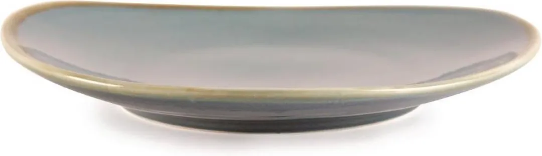 Olympia Kiln Bord Driehoekig Ø23cm - Blauw - 6 Stuks