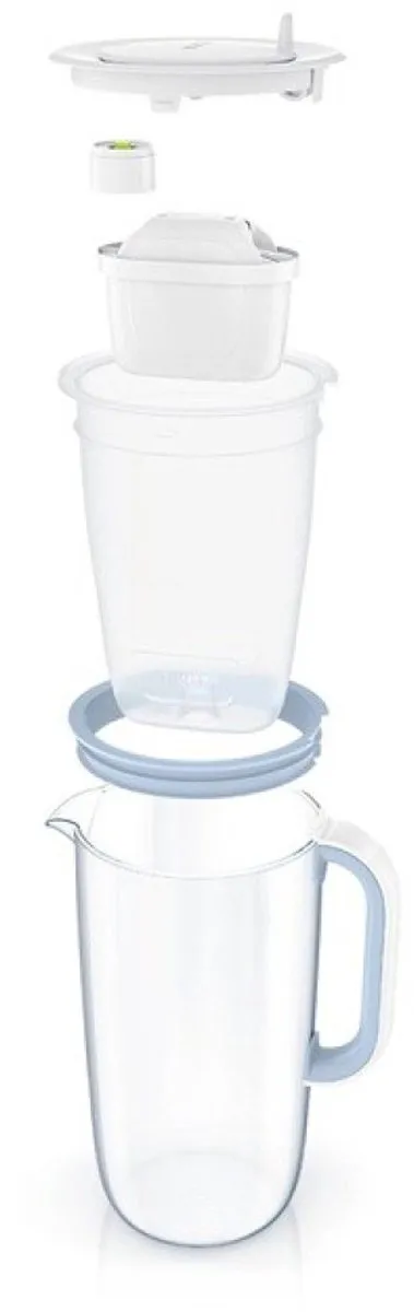 BRITA Glass MX Pro Pure Waterfilterkan 2,5L - 3 Filters - afbeelding 5 van 5