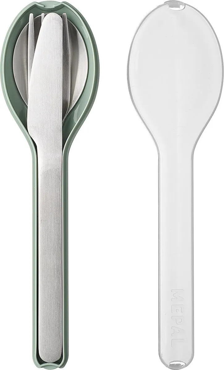 Mepal Ellipse Bestekset 3-delig Nordic sage