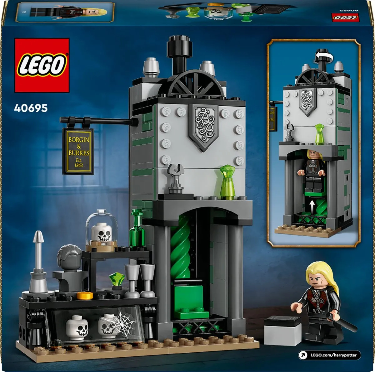 LEGO 40695 Odius & Oorlof Haardrooster - 190 Stukken - Meerkleurig