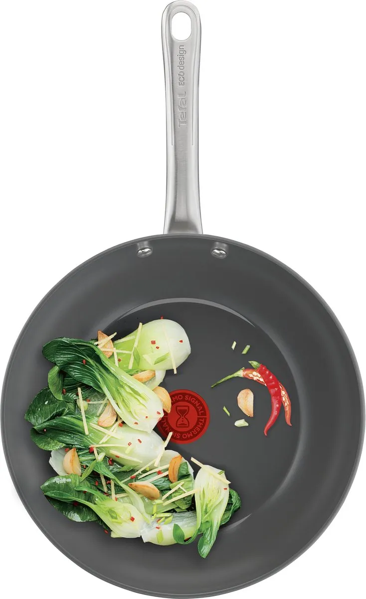 Tefal Renew+ Wokpan 28cm - Keramisch - Grijs