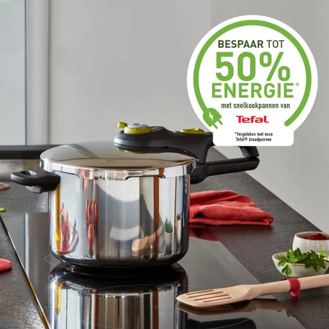 Tefal Snelkookpan Secure5 NEO 6L - Zilver - afbeelding 6 van 6
