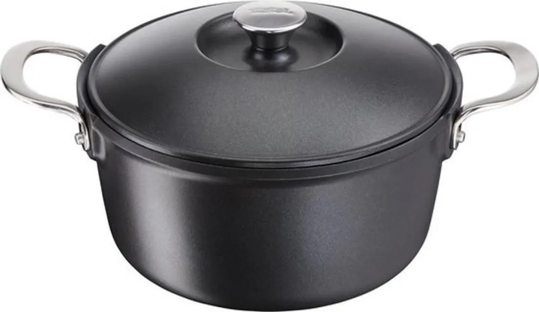 Tefal Aroma E21570 Kookpan 24cm - 4,75L - Zwart - afbeelding 3 van 6