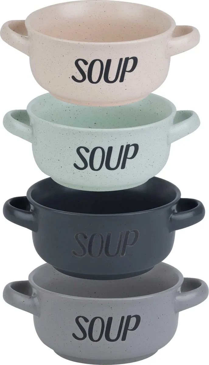Cosy&Trendy Soepkommen Set 4 Stuks