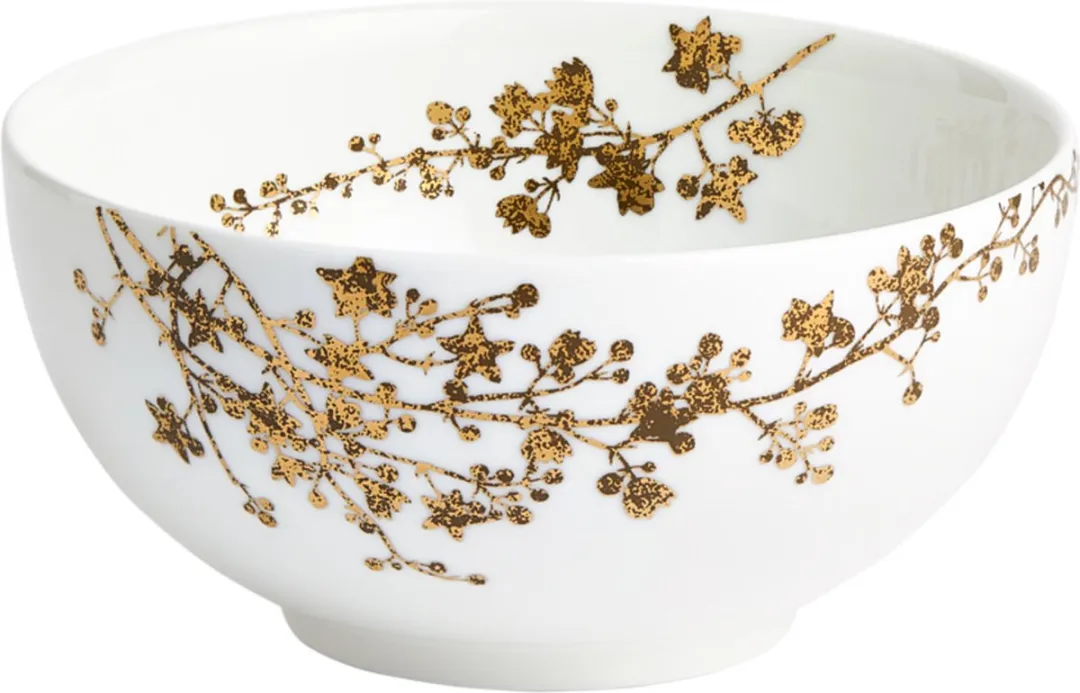Wedgwood Vera Wang Jardin Schaal 15cm - Wit & Goud
