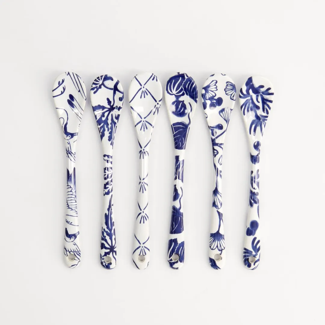 Tokyo Design Studio Flora Japonica Lepelset 6-delig