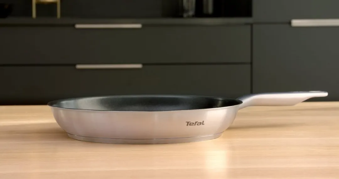 Tefal Virtuoso Koekenpan 30cm - Inductie - RVS - Zilver