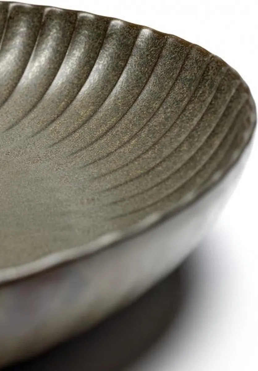 Serax Surface By Sergio Herman Serveerschaal - 32cm - Groen