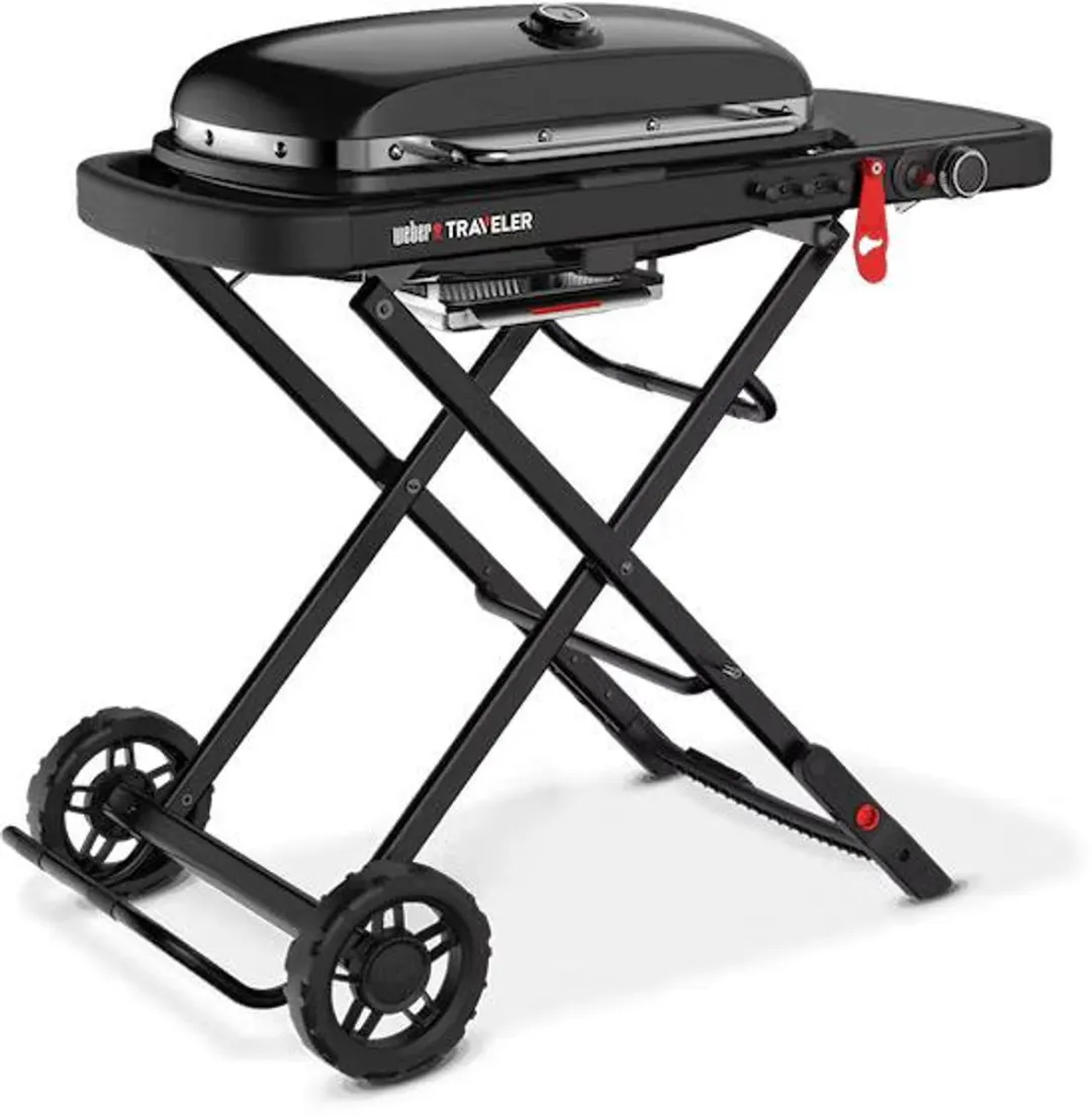 Weber Traveler Stealth-editie Gasbarbecue 1 Brander - Zwart