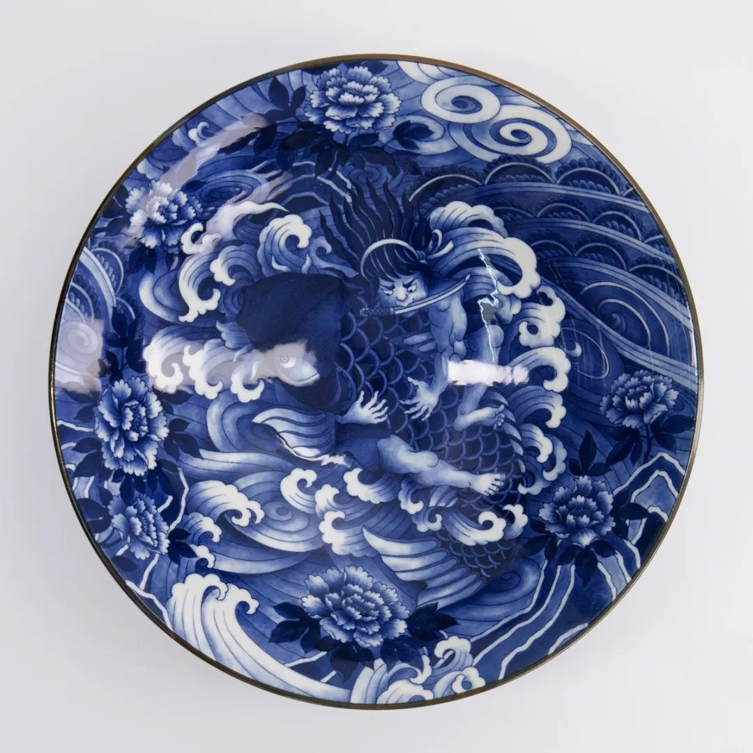 Tokyo Design Studio Yakuza Ramenkom Blauw 1600ml