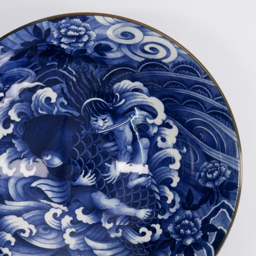 Tokyo Design Studio Yakuza Ramenkom Blauw 1600ml