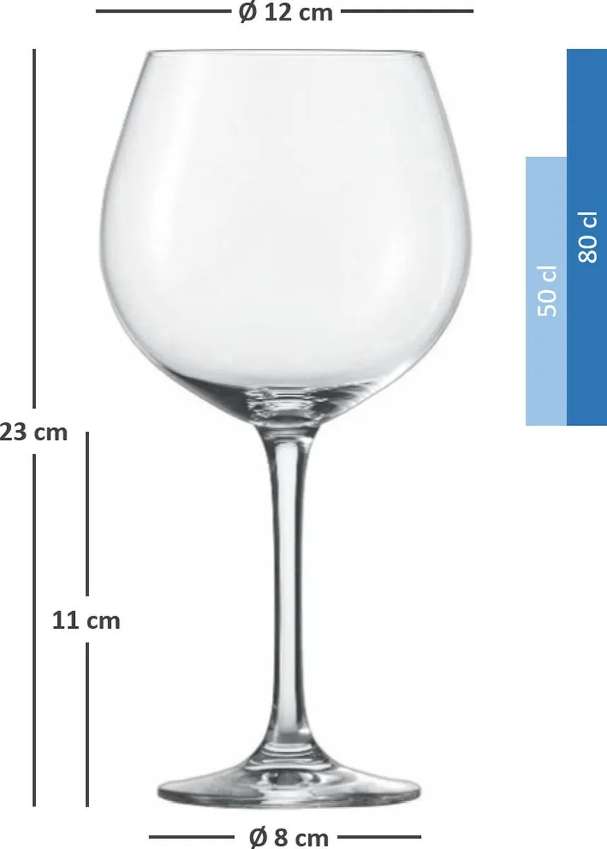 Schott Zwiesel Classico Gin Tonic glas 140 - 0.81 Ltr - set van 6
