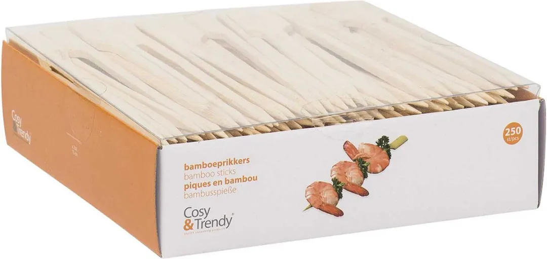 Cosy&Trendy Bamboe Prikkers 15cm - 250 Stuks