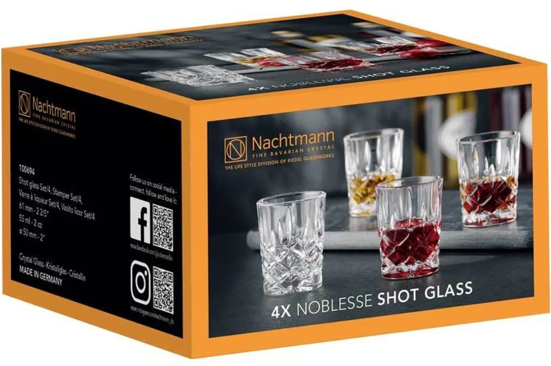 Nachtmann Noblesse Shotglas 55ml - 4 Stuks