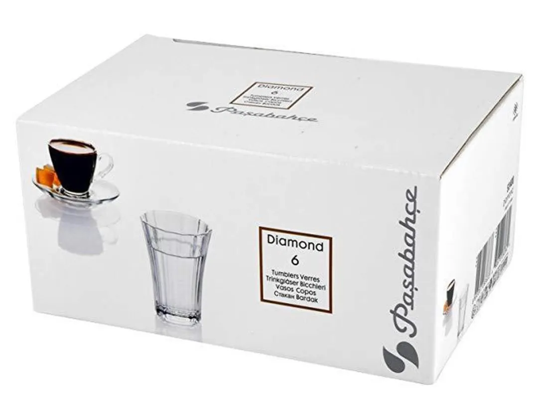 Pasabahce Diamond Likeurglazen 110ml - Set van 6