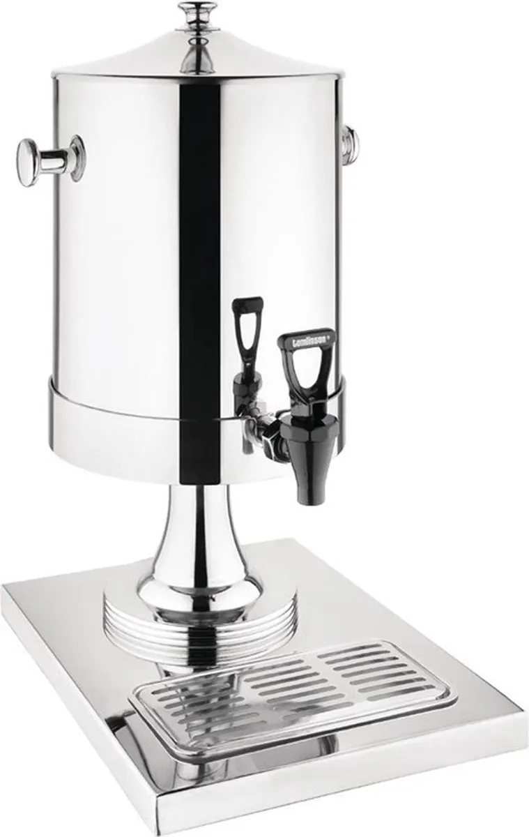 Olympia Melkdispenser 6,5L - RVS - Zwart