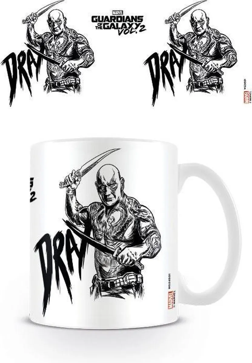 Marvel Guardians of the Galaxy Drax Mok - 325ml - Wit