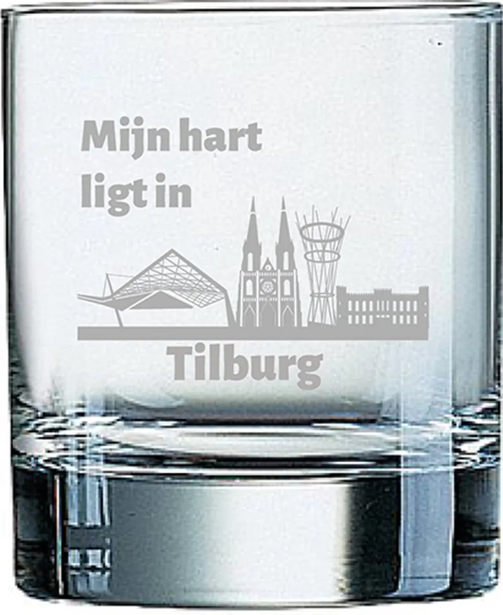 Arcoroc Tilburg Gegraveerd Whiskeyglas 20cl