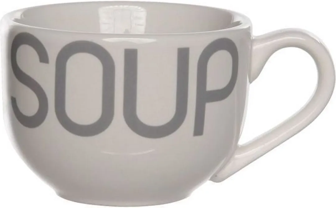 Cosy&Trendy Soepkom 500ml - 11cm - Wit