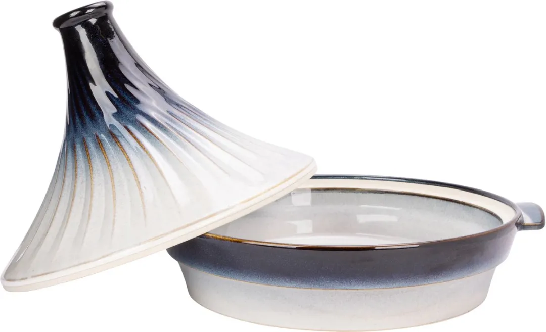 Cosy&Trendy Tajine Nora - 2.8L - Ø31cm - Blauw/Wit
