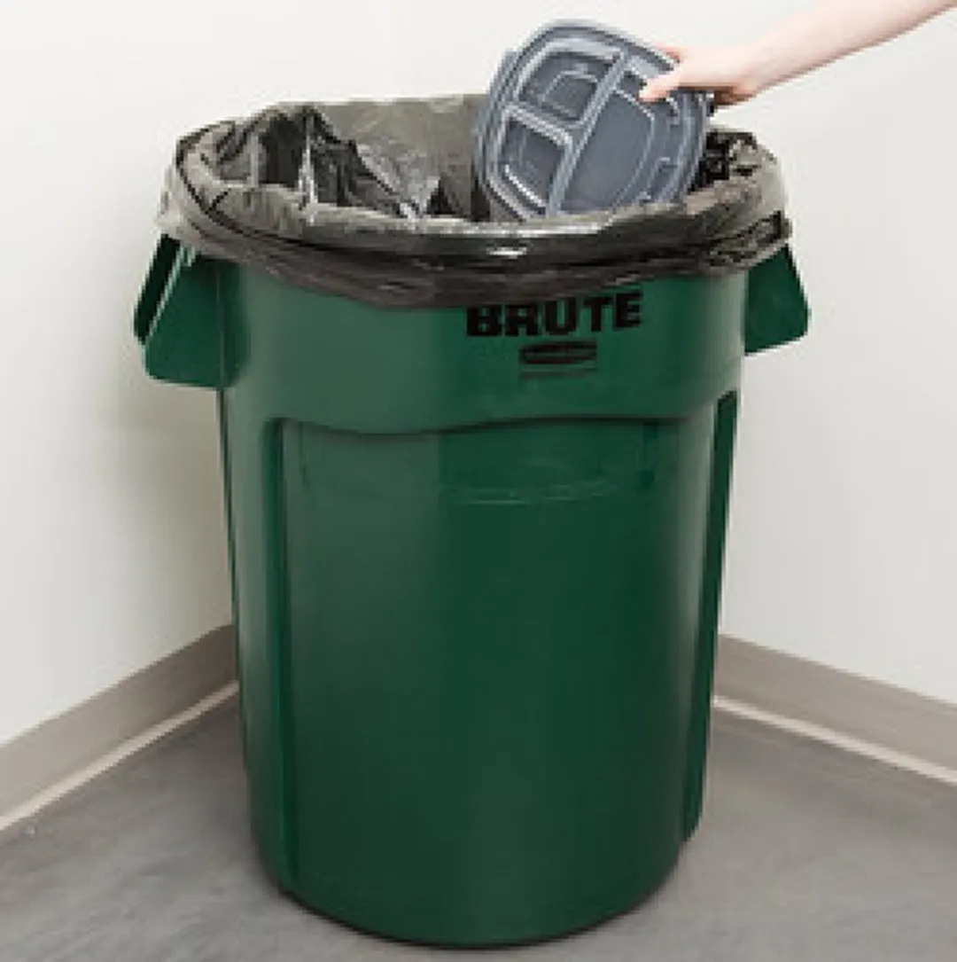 Rubbermaid Brute Container 75,7L - Groen - afbeelding 2 van 2