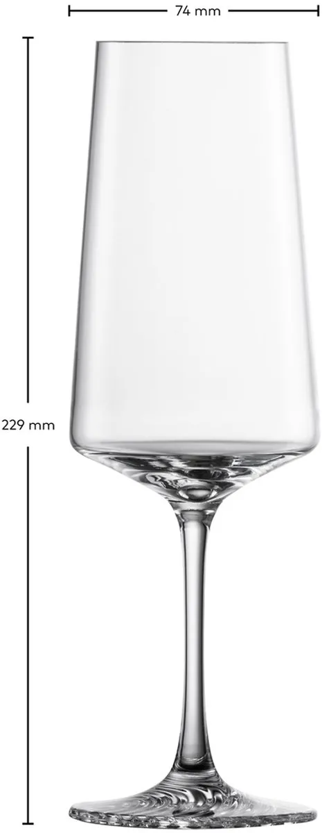 Zwiesel Glas Echo Champagneglas 395ml - 4 Stuks