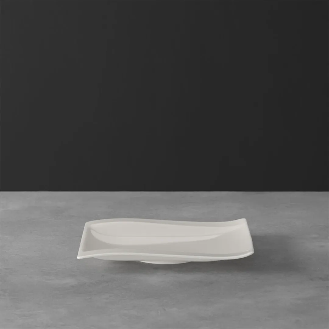 Villeroy & Boch NewWave Gebaksbord 18x15cm - Wit - afbeelding 4 van 6