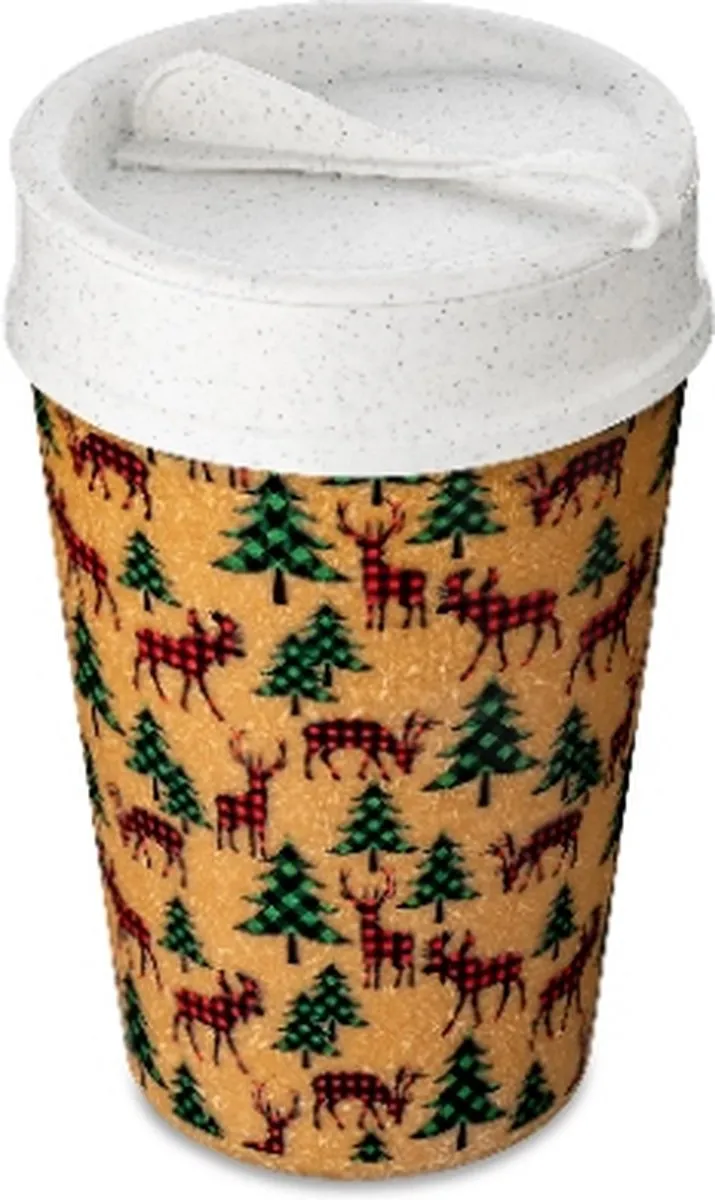 Koziol Iso To Go Moose Dubbelwandige Koffiebeker 400ml