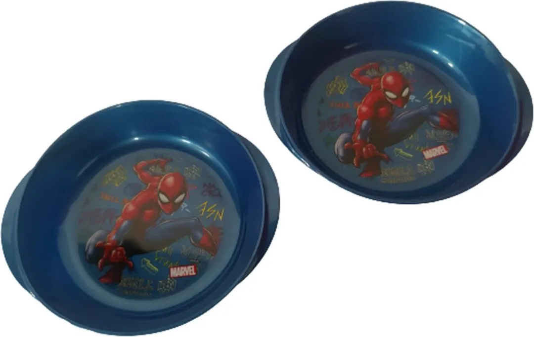 Spider-Man Kinderservies Blauw/Rood