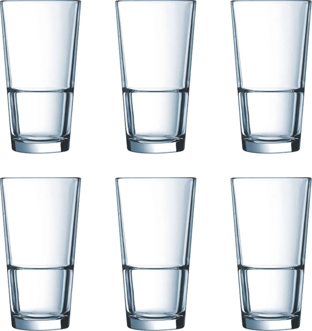 Arcoroc Stack Up Longdrinkglas 29cl - 6 Stuks