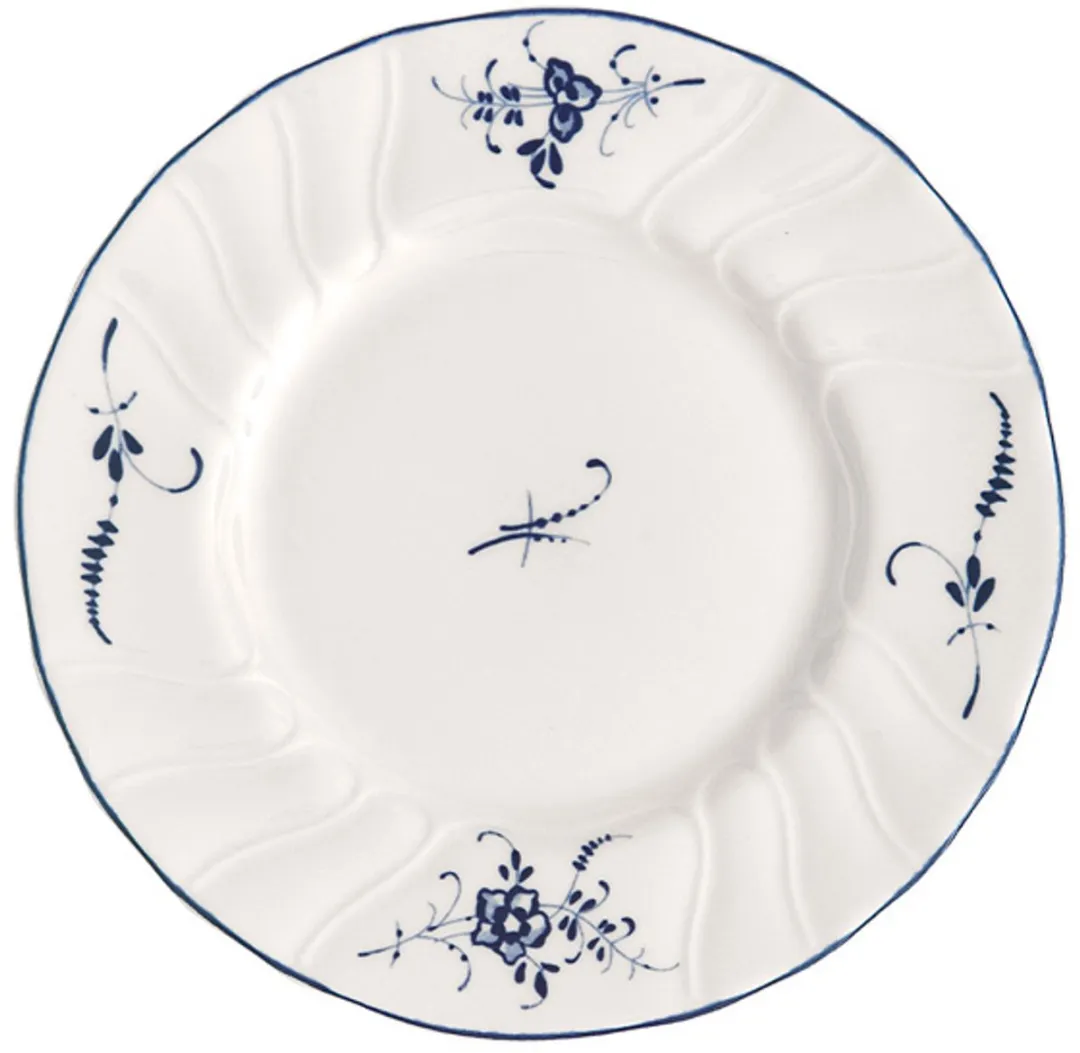 Villeroy & Boch Vieux Luxembourg Gebaksbord - Ø16cm - Wit