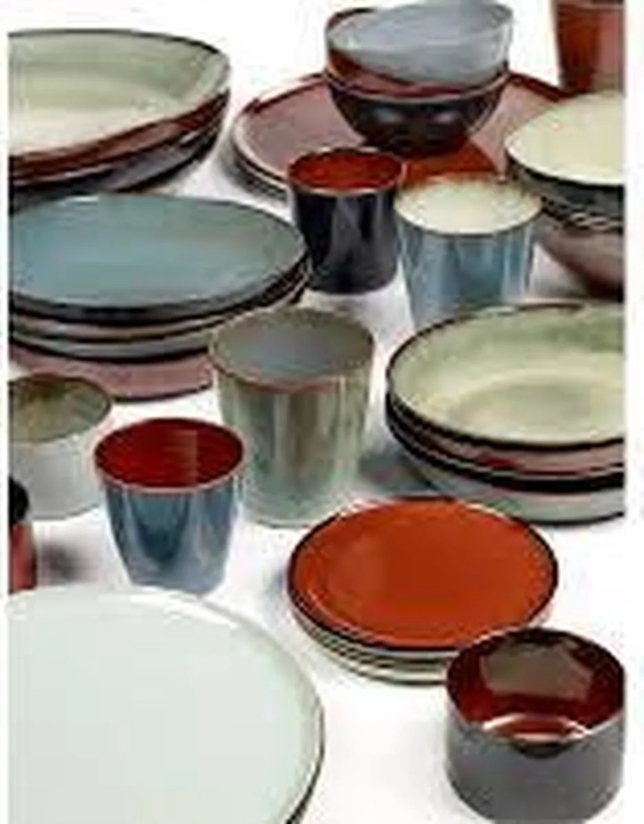 Serax Terres de Rêves Pastabord Anita Le Grelle - D23,5x4,5cm Rust/Smokey Blue - afbeelding 6 van 6