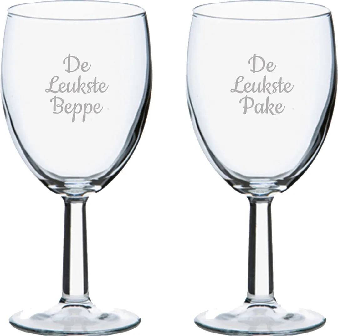 Pasabahce Gegraveerd Wijnglas 24,5cl