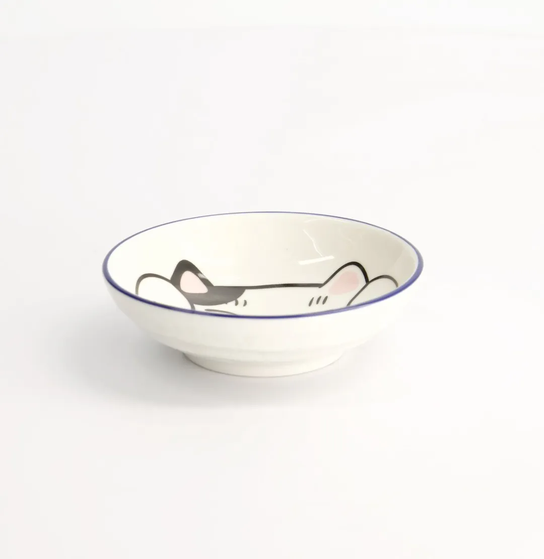Tokyo Design Studio Kawaii Geluks Katje Sausschaaltje Wit