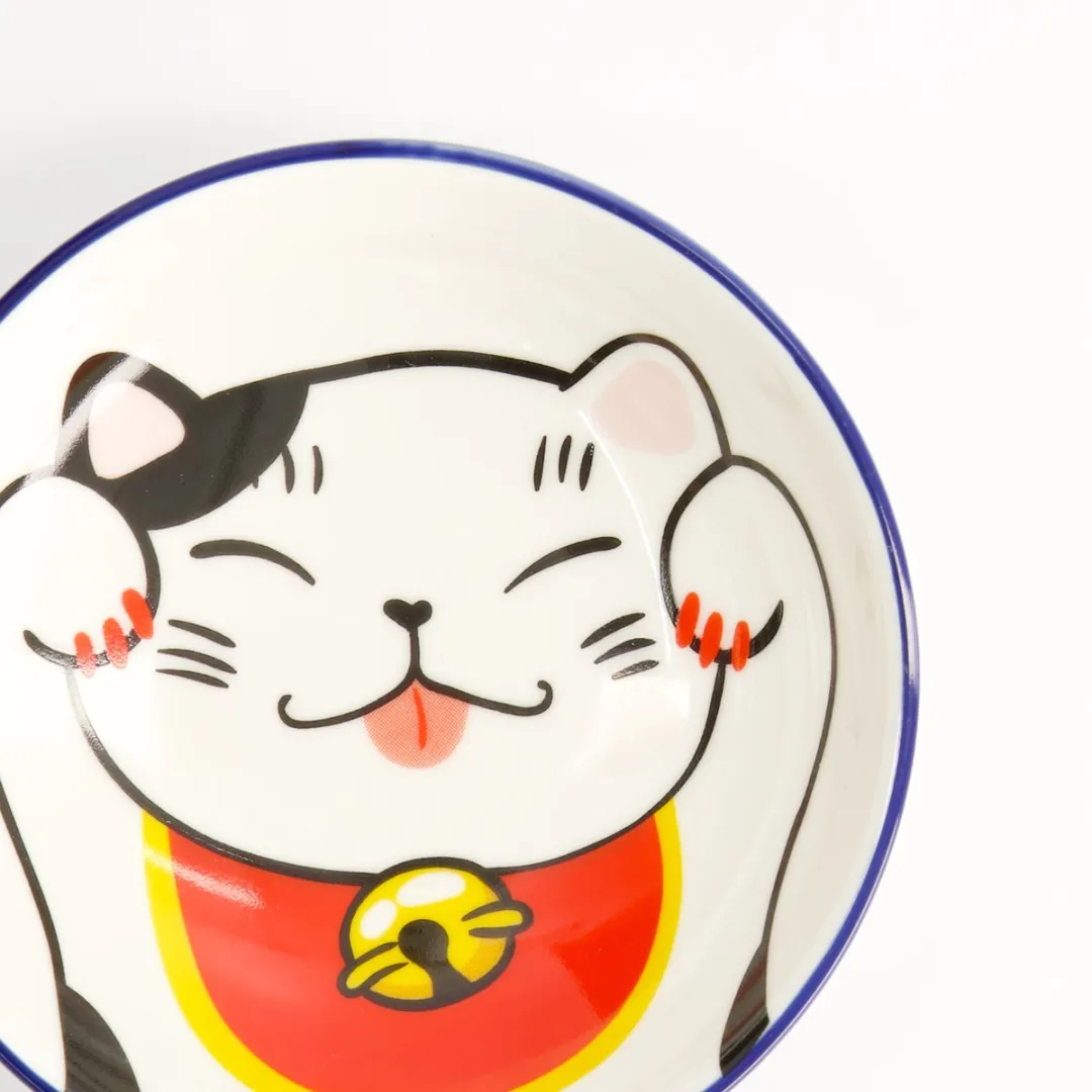 Tokyo Design Studio Kawaii Geluks Katje Sausschaaltje Wit