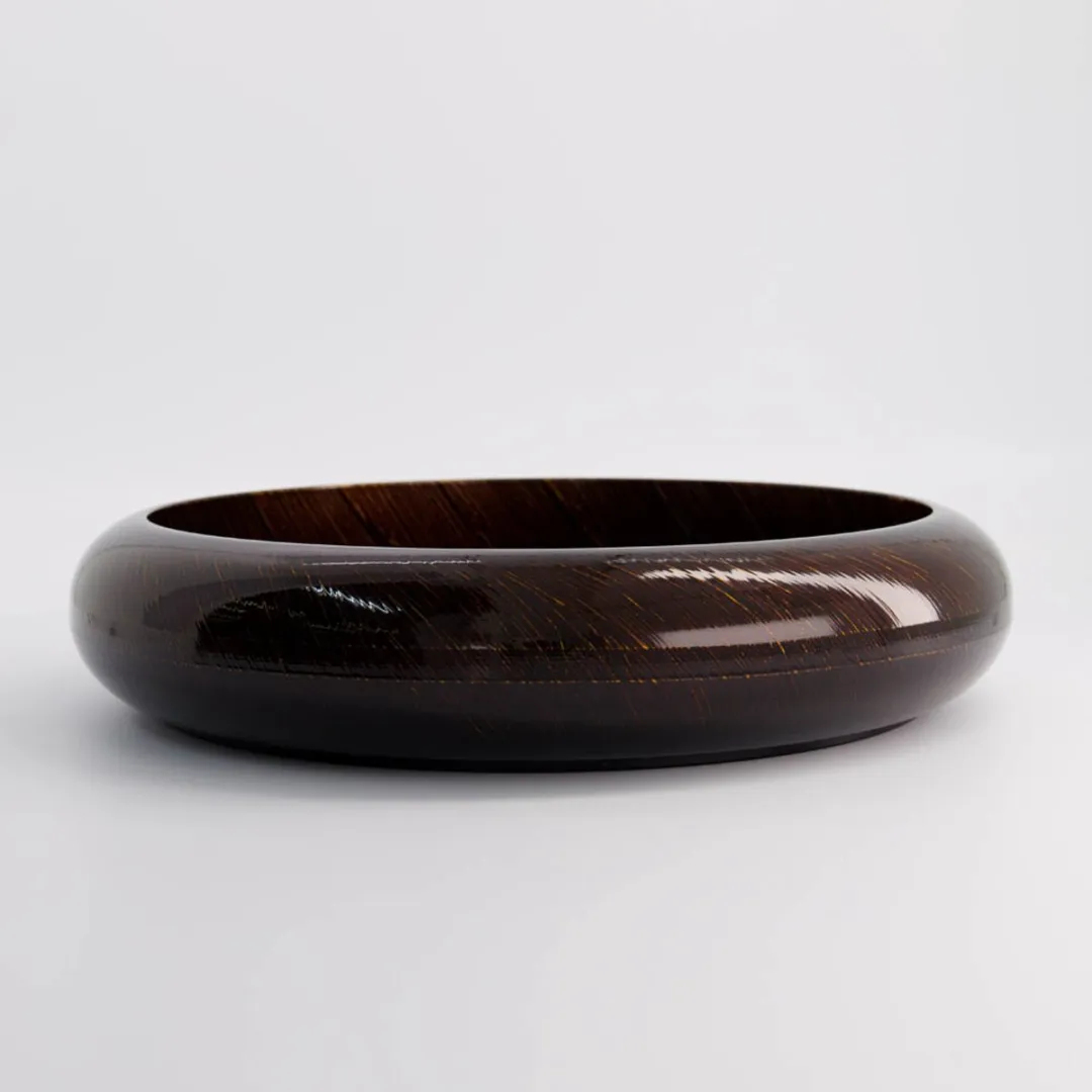 Tokyo Design Studio Sushi Oke Serveerschaal - Goud Lakwerk 33,8x6,8cm