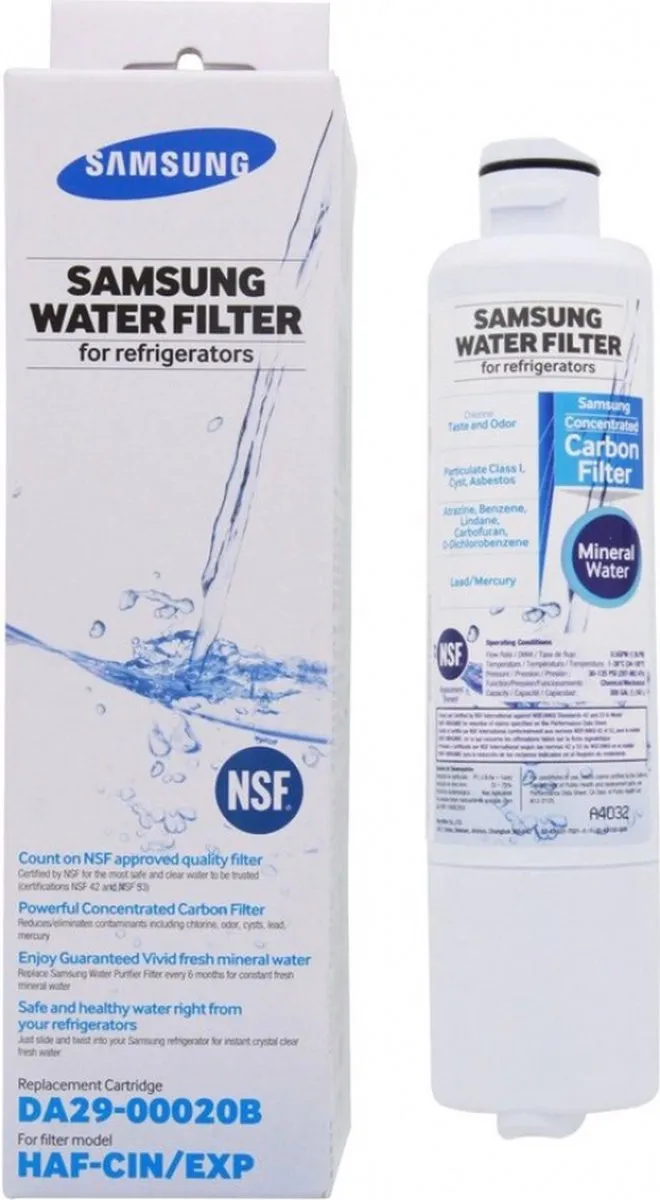 Samsung DA29-00020B Waterfilter - Zwart