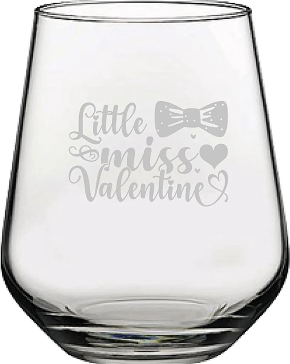 Pasabahce Gegraveerd Drinkglas Little miss valentine 42,5cl